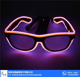 諾威特廠家直銷 DIY LED眼鏡，點亮你的創意世界